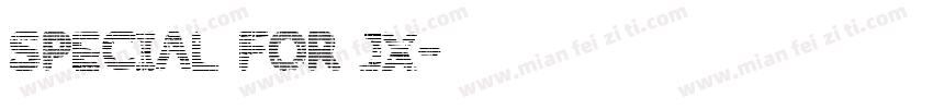 Special for JX字体转换